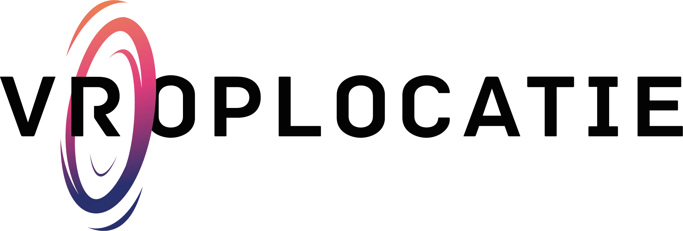 VR Op Locatie zwart logo, perfect voor bedrijfsuitjes en evenementen